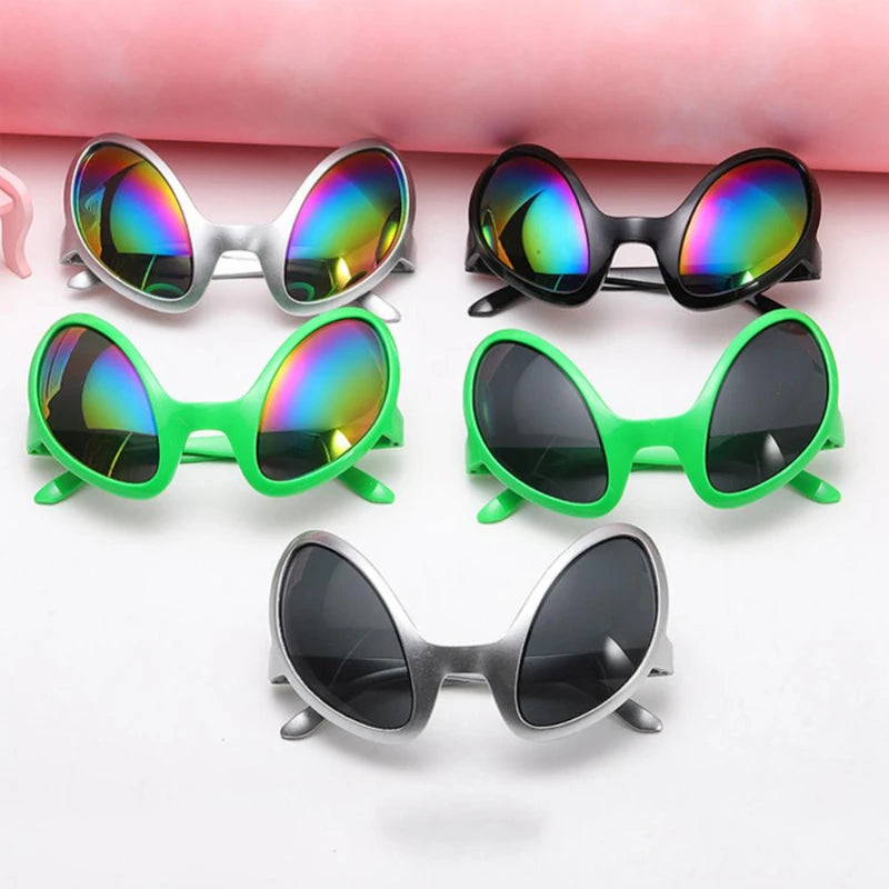 Novelty alien party glasses Halloween sunglasses