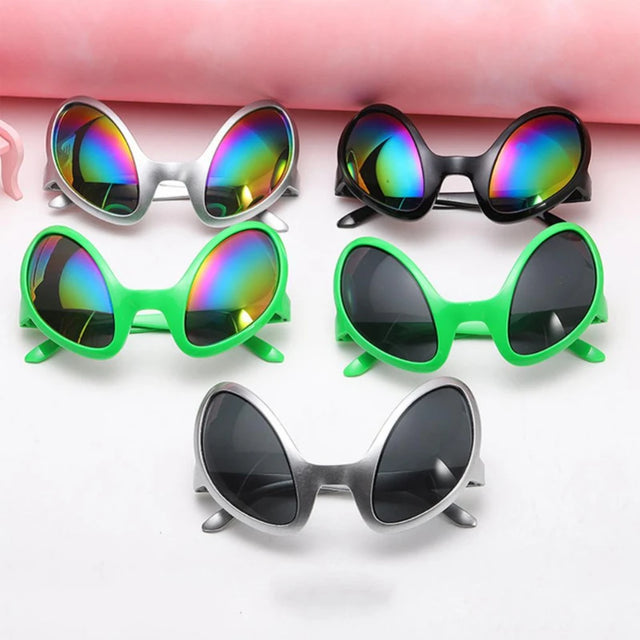 Novelty alien party glasses Halloween sunglasses